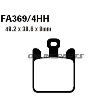 Brake Pads Sintered Epfa Ebc Epfa369/4Hhalternative: 7874068
