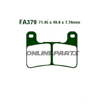 Brake Pads Sintered Epfa Ebc Epfa379hhoder 7870175