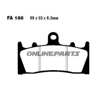 Brake Pads Sintered Epfa Ebc Epfa188hhalternative: 7870207