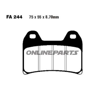 Brake Pads Sintered Epfa Ebc Epfa244hhoder 7870010
