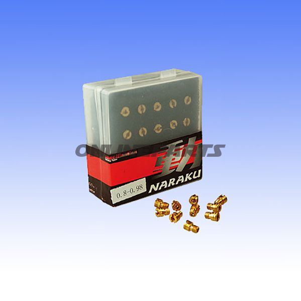 Main Jet Kit M4 Narakujet Size 80 - 98 10 Items
