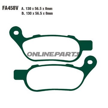 Brake Pads Sint Hh Ebc Fa458hhoder 7875107