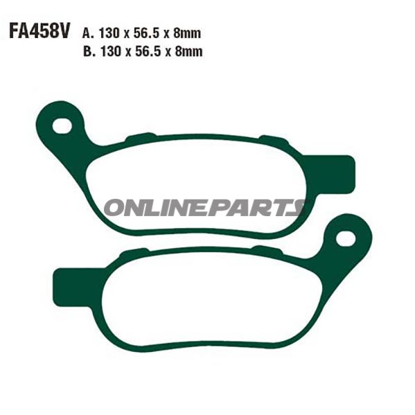 Brake Pads Sint Hh Ebc Fa458hhoder 7875107