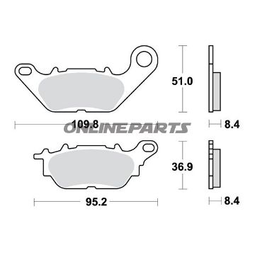 Brake Pads Std Trwaltn 7321995