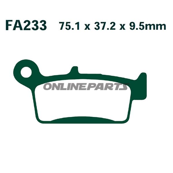Brake Pads Scooter Ebc Sfa233altn 7872203