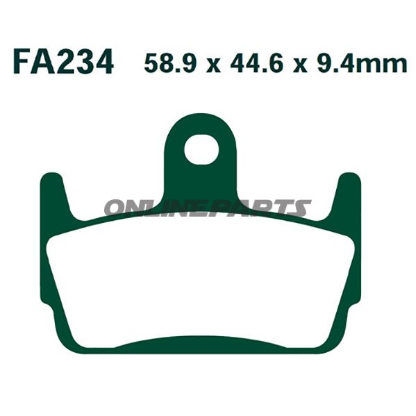 Brake Pads Scooter Ebc Sfa234altn 7873250