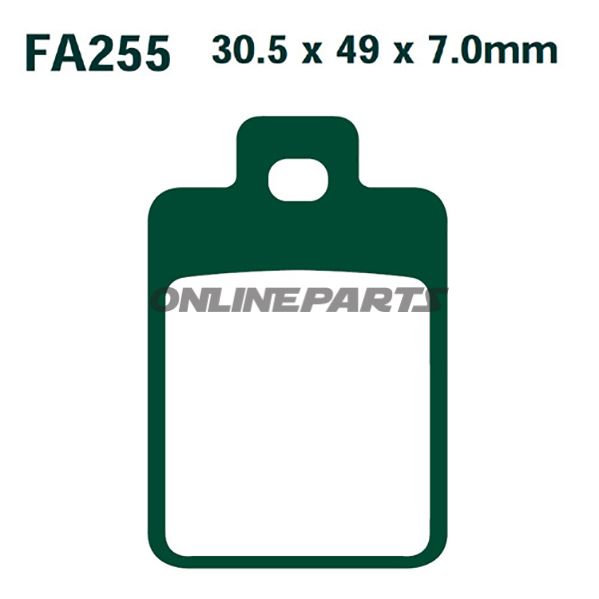 Brake Pads Scooter Ebc Sfa255altn 7872294