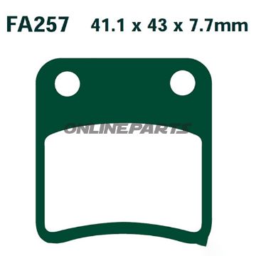 Brake Pads Scooter Ebc Sfa257altn 7872120