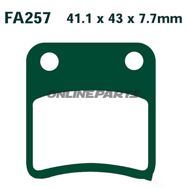 Brake Pads Scooter Ebc Sfa257altn 7872120