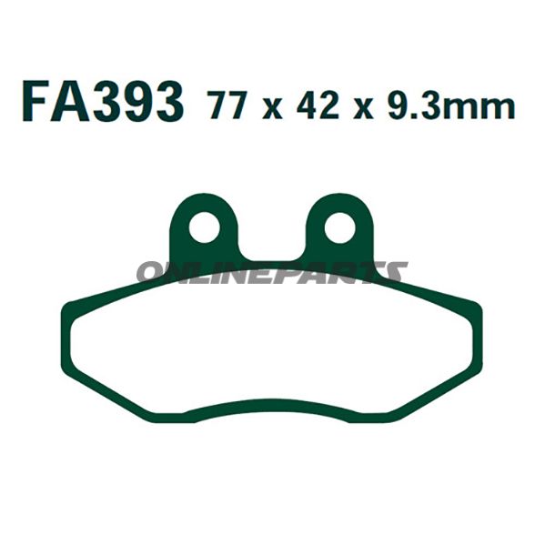 Brake Pads Scooter Ebc Sfa393oder 7874431