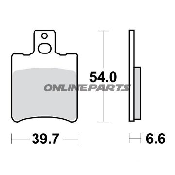 Brake Pads Scooter Trwaltn 7320203