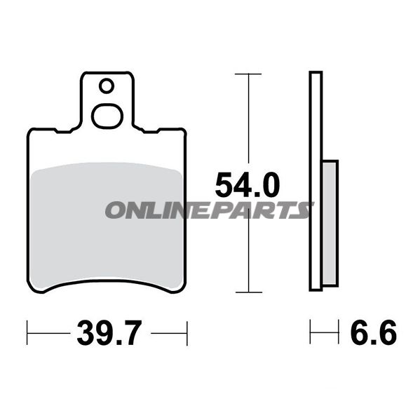 Brake Pads Scooter Trwaltn 7320203
