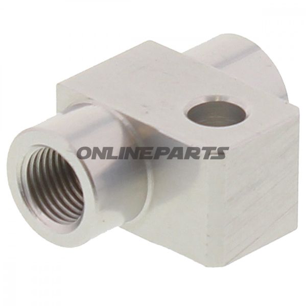 2 Way Distributor Screwed Straighttyp811 M10x1.00 Silver