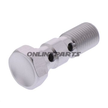 Banjo Bolt Double M10x1.00 Silveralu Silber