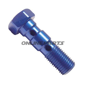 Banjo Bolt Double M10x1.00Blue