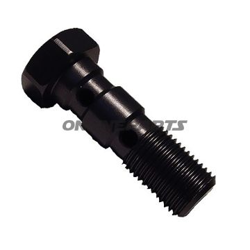 Banjo Bolt Double M10x1.00 Blackalu Schwarz