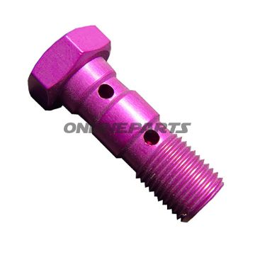 Banjo Bolt Double M10x1.00 Violetalu Violett