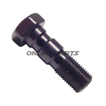 Banjo Bolt Double M10x1.00Alu Anthracite