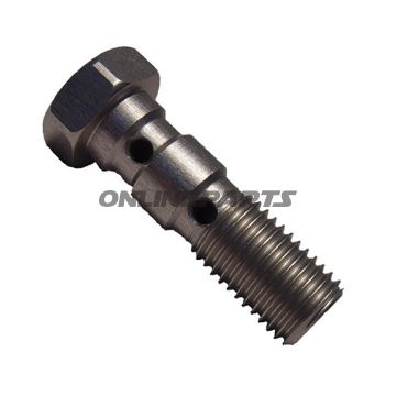 Banjo Bolt Double M10x1.25 Silveralu Silber