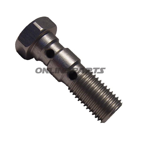Banjo Bolt Double M10x1.25 Silveralu Silber