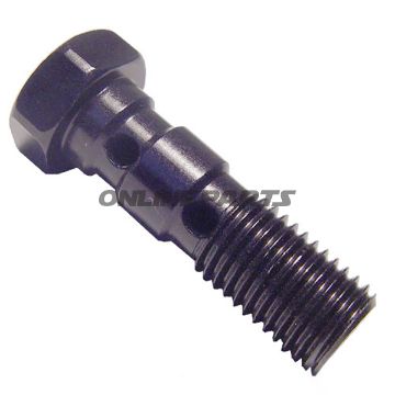 Banjo Bolt Double M10x1.25 Blackalu Schwarz