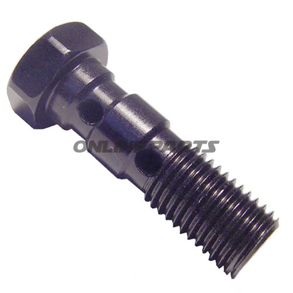 Banjo Bolt Double M10x1.25 Blackalu Schwarz