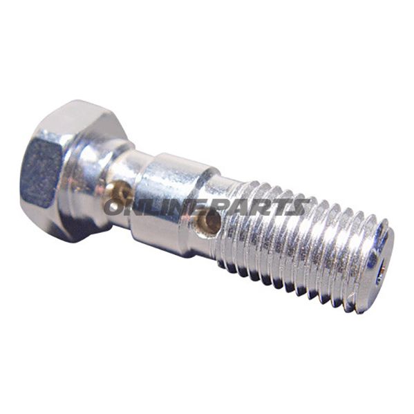 Banjo Bolt Double M10x1.25 Chromealu Chrom