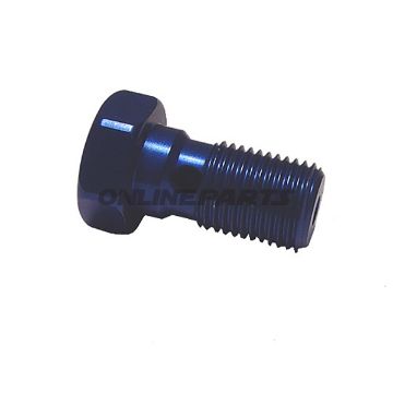 Banjo Bolt Single M10x1.00Alu Blue