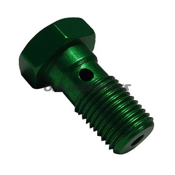 Banjo Bolt Single M10x1.00 Greenalu Grün