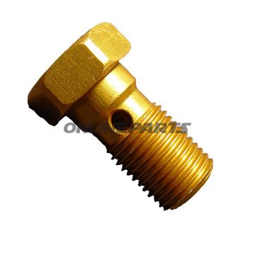 Banjo Bolt Single M10x1.00 Goldalu Gold