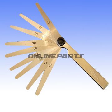 Feeler Gauge Set 0.03-0.25 Metricjmp 9 Blades