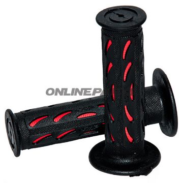 Progrip Duo Density Road Grips Black/Redd=22Mm L=125Mm Closed End 