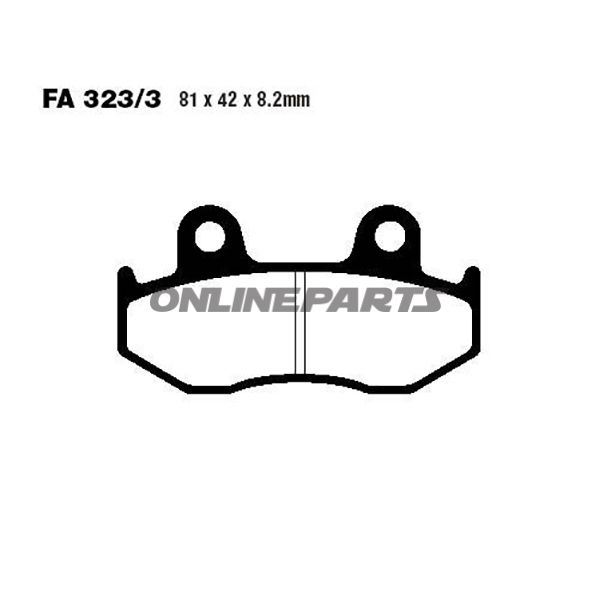 Brake Pads Scooter Ebc Sfa323/3