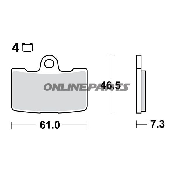 Brake Pads Sintered Sv Trwaltn 7323165