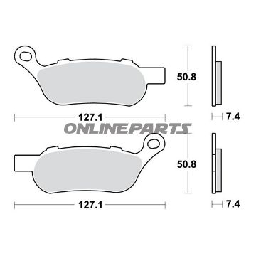 Brake Pads Sintered Trwaltn 7321805