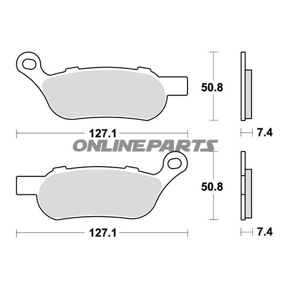 Brake Pads Sintered Trwaltn 7321805