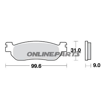 Brake Pads Sintered Trwaltn 7320609