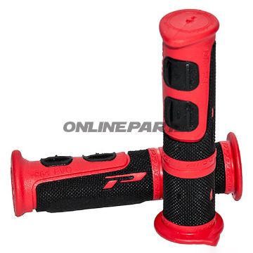 Grips Black Red Atvd.22Mm. L.125Mm Closed