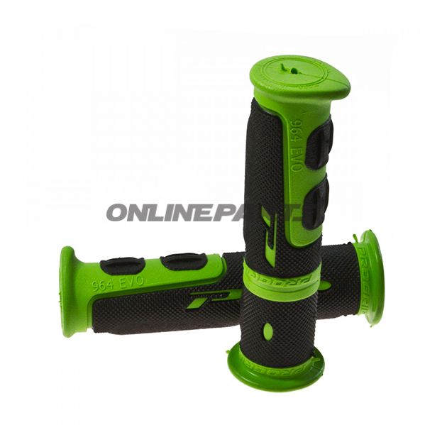 Progrip Atv Grips Black/Greend=22Mm L=125Mm Closed