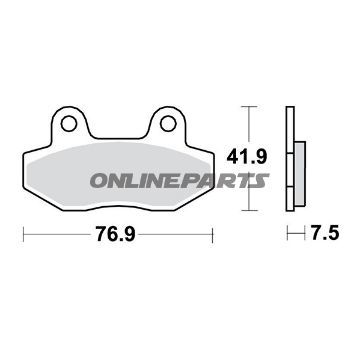 Brake Pads Std Trwaltn 7326911