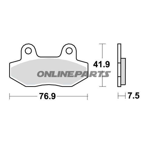 Brake Pads Std Trwaltn 7326911