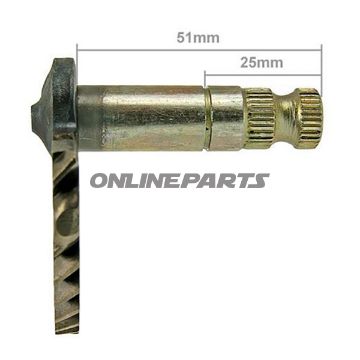 Kickstart Shaft 51Mm/25Mm51/25 Mm Gy6 Qmb139
