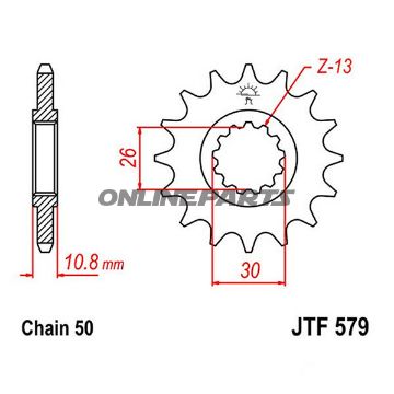 Front Sprocket 14Tooth Pitch 530Narrow Spline 26/30