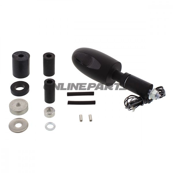 Indicator Bl 1000Bar End Fit Black Tinted Lens