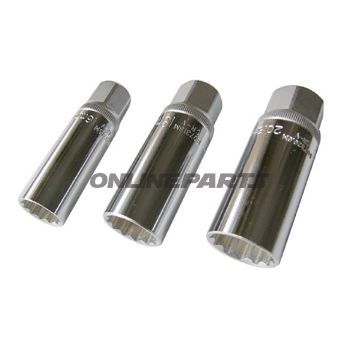 Spark Plug Socket Set Magnetic 3/8 Drive3 Piece
