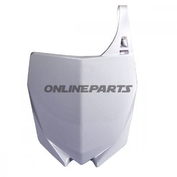 Number Plate White