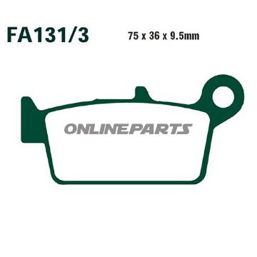 Brake Pads Scooter Sintered Hh Ebcsfa131/3Hh
