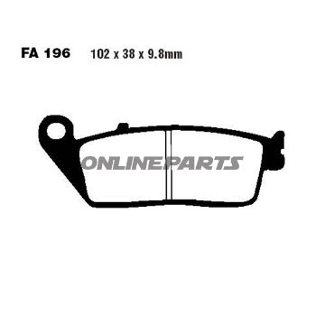 Brake Pads Scooter Sintered Hh Ebc Sfa196hhoder 7870092