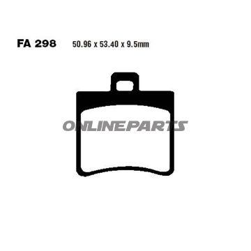 Brake Pads Scooter Sintered Hh Ebc Sfa298hhaltn 7873797