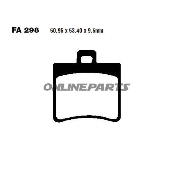Brake Pads Scooter Sintered Hh Ebc Sfa298hhaltn 7873797